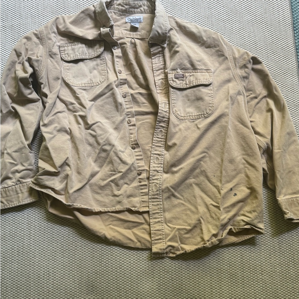 Carhartt Beige Cotton Shirt